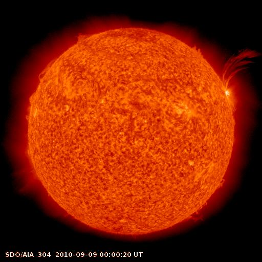 Coronal hole, Sunspot & Prominence